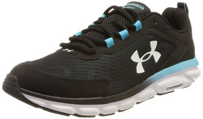 Picture of Under Armour Men's Charged Assert 9 Running Shoe, (009) Black/Blue Surf/White, 9