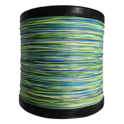 Picture of Reaction Tackle Braided Fishing Line Camo Aqua 100LB 150yd