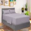 Picture of Mellanni Extra Deep Pocket California King Sheets - Iconic Collection Bedding Sheets & Pillowcases - Luxury, Ultra Soft, Cooling Bed Sheets - Extra Deep Pocket up to 21" - 4 PC (Cal King, Lavender)