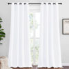 Picture of NICETOWN Blackout Curtains for Kids Room, Sea Teal, Set of 2, 55 x 108 Inch, Triple Weave Microfiber Home Thermal Insulated Solid Ring Top Blackout Panels/Drapes for Bedroom
