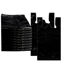 Picture of YoYoRain 855 PCS Black Thank you bags, T shirt bags, Plastic Bags with Handles, Grocery shopping bag Reusable and Disposable Supermarket Bag 11.5''x6.25''x21'' (Black)