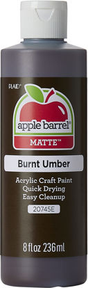 Picture of Apple Barrel 20745 Acrylic Paint (8-Ounce), 2075 Burnt Umber, 8 oz
