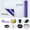 Picture of 12" x 12ft Heat Transfer Vinyl Rolls, PU (Strong Stretchy) HTV Vinyl Puple for Shirts, Sooez Iron on Vinyl for All Cutter Machine, Easy to Cut & Weed for DIY Heat Vinyl Design, Matte Finish
