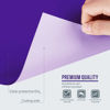 Picture of 12" x 12ft Heat Transfer Vinyl Rolls, PU (Strong Stretchy) HTV Vinyl Puple for Shirts, Sooez Iron on Vinyl for All Cutter Machine, Easy to Cut & Weed for DIY Heat Vinyl Design, Matte Finish