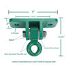 Picture of BETOOLL Heavy Duty Swing Hanger for Kids Playground Indoor Outdoor with Mounting Hardware Provided, Set of 8