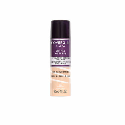 Picture of COVERGIRL & Olay Simply Ageless 3-in-1 Liquid Foundation, Fair Ivory, 1 Fl Oz (Pack of 1)