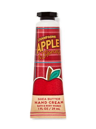 Picture of Bath & Body Works Champagne Apple & Honey Shea Butter Travel Size Hand Cream (Champagne Apple & Honey), 1 Fl Oz (Pack of 1), 1.0 ounces, 1.0 Fl Oz, Pack of 1