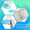 Picture of MEICOLY Light Blue Body Glitter,Singer Concert Music Festival Rave,Mermaid Princess Face Glitter Gel,Ice Blue Glitter Face Paint,Chunky Glitter for Eye Lip Hair,Sparkling Holographic Gel for Women