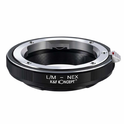 Picture of K&F Concept LM to NEX Adapter Compatible with Leica M Lens to Sony Alpha Nex E-Mount Camera Lens Mount Adapter