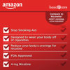 Picture of Amazon Basic Care Mini Nicotine Lozenge 4 mg, Cherry Ice Flavor, Stop Smoking Aid, 135 Count