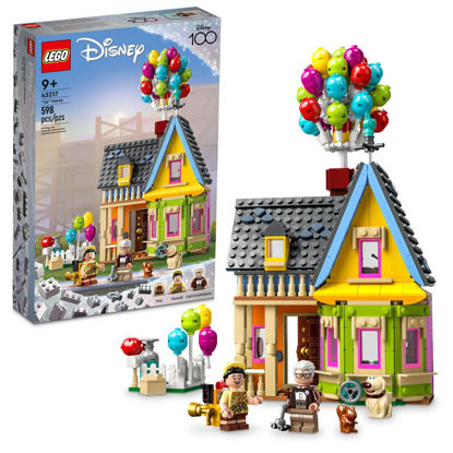 Picture of LEGO Disney and Pixar ‘Up’ House 43217 Disney 100 Anniversary Celebration Building Toy Set for Kids and Movie Fans Ages 9+, A Fun Gift for Anyone who Loves Disney