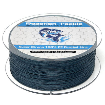 Picture of Reaction Tackle Braided Fishing Line Low Vis Gray 10LB 500yd