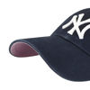 Picture of '47 MLB New York Yankees Ball Park Clean Up Adjustable Hat, Adult One Size Fits All (New York Yankees Vintage Navy Pink)