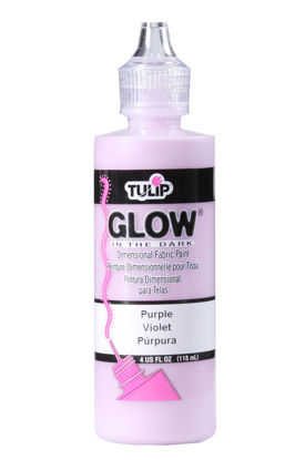 Picture of Tulip Dimensional Fabric Paint 29020  Dfpt 4Oz Glow Purple, 4 Ounces, 4 Fl Oz