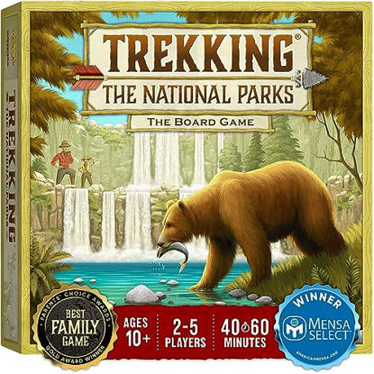 Picture of Trekking The National Parks - The Award-Winning Strategy Board Game for Family Night | The Perfect Board Game for National Park Lovers, Kids & Adults | Ages 10 and Up | Easy to Learn