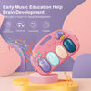 Picture of Baby Play Mat Baby Gym,Funny Play Piano Tummy Time Baby Activity Gym Mat with 5 Infant Learning Sensory Baby Toys, Music and Lights Boy & Girl Gifts for Newborn Baby 0 to 3 6 9 12 Months (New Pink)