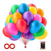 Picture of OWill 120pcs Balloons Assorted Color 12 Inches Rainbow Latex Balloons,Color Party Balloons for Birthday Baby Shower Wedding Party Supplies Arch Garland Decoration