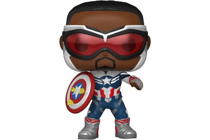 Picture of Funko Pop! Marvel: Year of The Shield - Captain America (Sam Wilson) with Shield, Amazon Exclusive