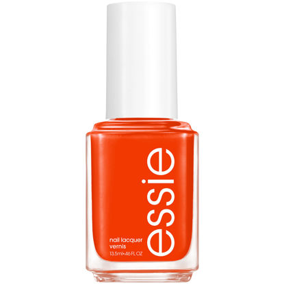 Picture of essie nail polish, Risk-Takers Only, fall 2022 collection, vibrant orange nail color, 8-free vegan vibrant orange, 8-free vegan 0.4600 fl oz
