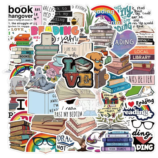 GetUSCart- 50PC Kindle Stickers, Book Stickers for Kindle, Reading Stickers  for Kindle, Kindle Stickers Bookish