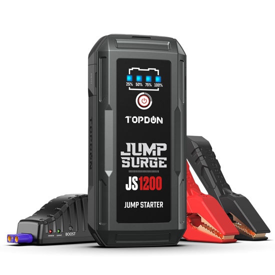 GetUSCart- Jump Starter Car Battery Charger-TOPDON JUMPSURGE1200