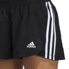 Picture of adidas,womens,Pacer 3-Stripes Woven Shorts,Black/White,Small