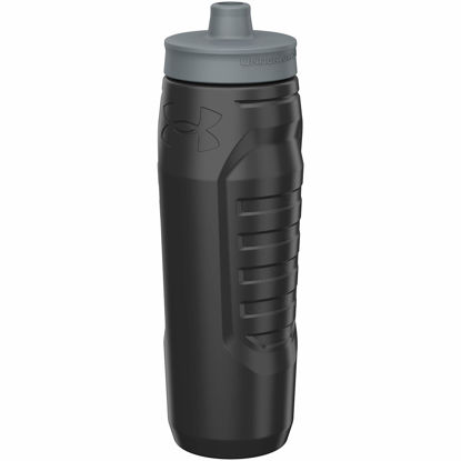 Picture of UNDER ARMOUR 32oz Sideline Squeeze Black/Pitch Grey, Polyester