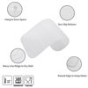 Picture of MicoYang Silicone Dish Drying Mat for Multiple Usage,Easy clean,Eco-friendly,Heat-resistant Silicone Mat for Kitchen Counter,Sink,Bar,Bottle,or Cup Translucent S 12 inches x 6 inches