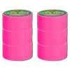 Picture of Duck Brand 1265016_C Duck Color Duct Tape, 6-Roll, Neon Pink