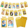 Picture of 1st Birthday Photo Banner from Newborn to 12 Months Pre-strung, First Birthday Photo Banner Decorations for Boy and Girl, Monthly Milestone Garland (Gold)