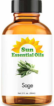 Picture of Sun Essential Oils 2oz - Sage Essential Oil - 2 Fluid Ounces
