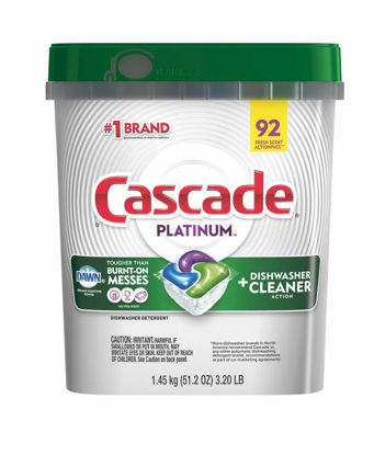 Picture of Cascade Platinum Action Pacs, 16x Power, Fresh Scent, 92 Count 1.45 kg (51.2 oz) 3.20 LB