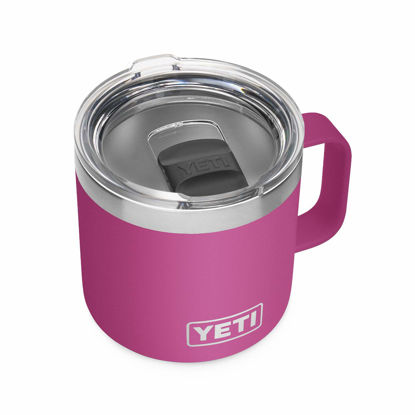 Picture of YETI Rambler 14 oz Mug, Vacuum Insulated, Stainless Steel with MagSlider Lid, Prickly Pear