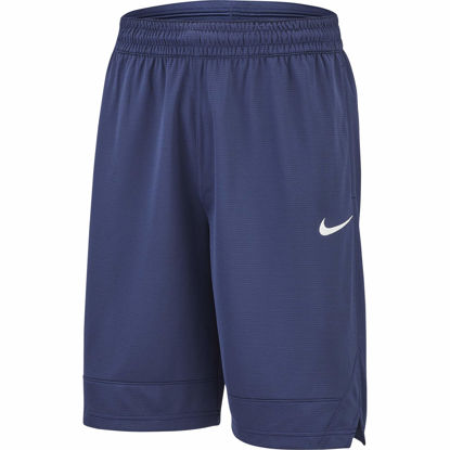 Picture of Nike Dri-FIT Icon, Men's Basketball Shorts, Athletic Shorts with Side Pockets, Midnight Navy/Midnight Navy/White, XS