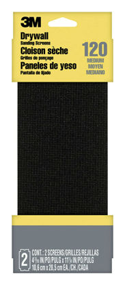 Picture of 3M Drywall Sanding Screens, 4-3/16 in. x 11-1/4 in, Medium Grit, 2/Pack