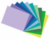 Picture of "Tru-Ray Heavyweight Construction Paper, Cool Assorted Colors, 9"" x 12"", 50 Sheets" (102942)
