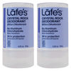 Picture of Lafe's Natural Deodorant | Unscented Crystal Rock Deodorant for Women & Men | Vegan, Cruelty Free, Gluten Free, Paraben Free & Baking Soda Free with 24-Hour Protection; 2 Pack (4.25oz) - Packaging May Vary