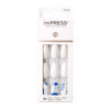 Picture of KISS imPRESS Press-On Manicure, Nail Kit, PureFit Technology, Medium Length Press-On Nails, 'Tye Dye', Includes Prep Pad, Mini Nail File, Cuticle Stick, and 30 Fake Nails