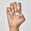 Picture of KISS imPRESS Press-On Manicure, Nail Kit, PureFit Technology, Medium Length Press-On Nails, 'Tye Dye', Includes Prep Pad, Mini Nail File, Cuticle Stick, and 30 Fake Nails