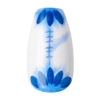 Picture of KISS imPRESS Press-On Manicure, Nail Kit, PureFit Technology, Medium Length Press-On Nails, 'Tye Dye', Includes Prep Pad, Mini Nail File, Cuticle Stick, and 30 Fake Nails