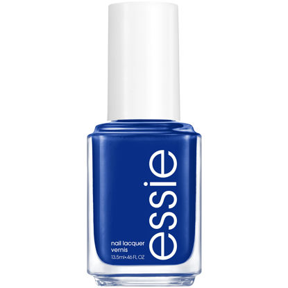 Picture of essie Salon-Quality Nail Polish, 8-Free Vegan, Push Play Collection, Blue,Push Play 0.46 oz