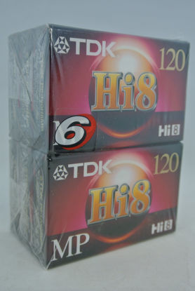Picture of TDK Hi8 MP120 Premium Performance Camcorder Videotape (6-pack)