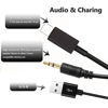 Picture of Qkansiw Auxillary Input Connector Car AUX Cable Stereo 3.5mm Interface Compatible with BM-W Y Cable
