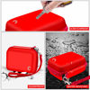 Picture of Carrying & Protective Case for Digital Camera, AbergBest 21 Mega Pixels 2.7" LCD Rechargeable HD/Kodak Pixpro/Canon PowerShot ELPH 180/190 / Sony DSCW800 / DSCW830 Cameras for Travel - Red