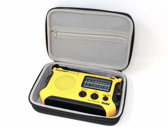 Picture of Kaito RC500 EVA Hard Shell Storage Case with Double-Zipper and Carrying Handle for The Voyager KA500 Radio