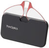 Picture of ThinOptics unisex-adult Reading Glasses + Black Universal Pod Case | Red Frames, 1.00 Strength Readers Red Frame / Black Case, 44 mm
