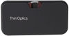 Picture of ThinOptics unisex-adult Reading Glasses + Black Universal Pod Case | Red Frames, 1.00 Strength Readers Red Frame / Black Case, 44 mm