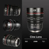 Picture of Meike 25mm T2.1 S35 Manual Focus Wide Angle Prime Cinema Lens for Canon EF Mount and Cine Camcorder EOS C100 Mark II, EOS C200, EOS 300 Mark II, EOS C300 Mark III, Zcam E2-S6 6K