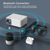 Picture of Mini Projector with WiFi and Bluetooth, 1080P Supported iPhone Projector with Projector Stand, Portable Movie Projector for Home Theater/Outdoor, Compatible with iOS/Android/Laptop/TV Stick/HDMI/PS5