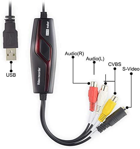 GetUSCart- VHS to Digital Converter,Video Capture Card Device,VHS VCR ...